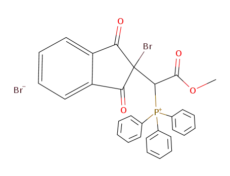 [(2-Bromo-1,3-dioxo-indan-2-yl)-methoxycarbonyl-methyl]-triphenyl-phosphonium; bromide