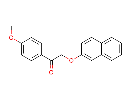 Molecular Structure of 296278-03-0 (2-(naphthalen-2-yloxy)-1-(4-methoxyphenyl)ethan-1-one)