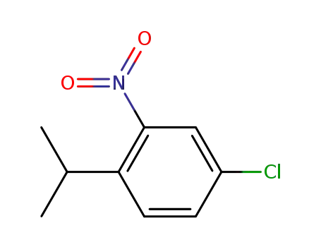 Molecular Structure of 76611-16-0 (1-chloro-4-isopropyl-3-nitrobenzene)