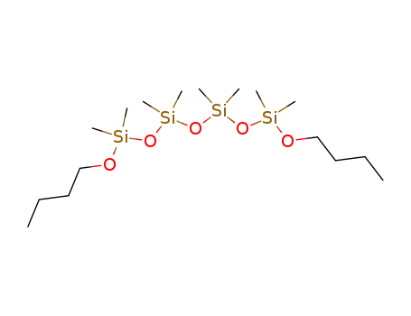 Molecular Structure of 18547-28-9 (1,7-Dibutyloxy-octamethyl-tetrasiloxan)