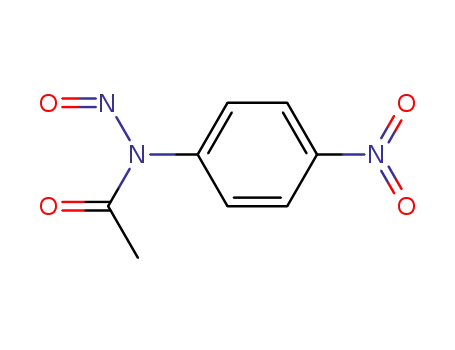 Molecular Structure of 10557-68-3 (N-(4-nitrophenyl)-N-nitrosoacetamide)