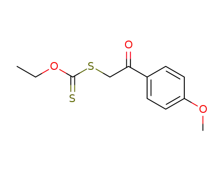 Molecular Structure of 93624-01-2 (O-ethyl S-2-(4-methoxyphenyl)-2-oxoethyl carbonodithioate)