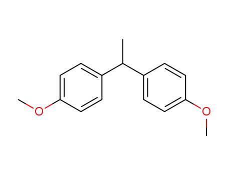 Molecular Structure of 10543-21-2 (Benzene,1,1'-ethylidenebis[4-methoxy-)