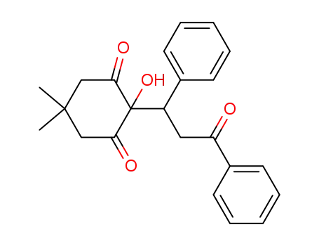 2-hydroxy-5,5-dimethyl-2-(3-oxo-1,3-diphenylpropyl)cyclohexane-1,3-dione