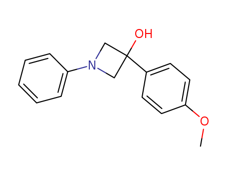 3-Azetidinol, 3-(4-methoxyphenyl)-1-phenyl-
