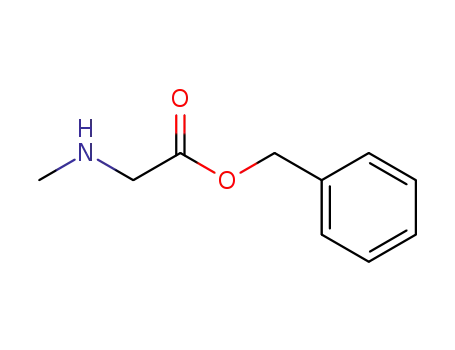 Molecular Structure of 54384-05-3 (Glycine, N-methyl-, phenylmethyl ester)