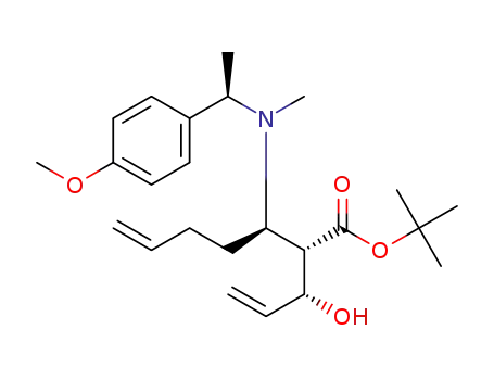 tert-butyl (2S,3R)-2-[(1R)-1-hydroxyprop-2-en-1-yl]-3-{[(1R)-1-(4-methoxyphenyl)ethyl](methyl)amino}hept-6-enoate