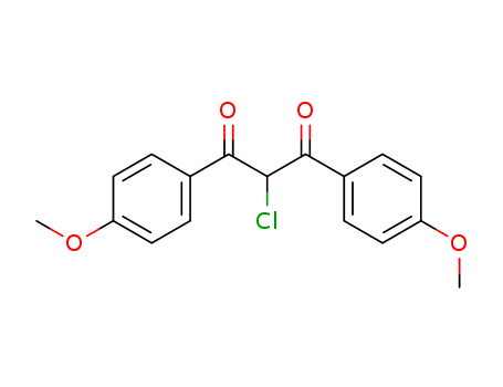 2-chloro-1,3-bis(4′-methoxy-phenyl)-1,3-propanedione