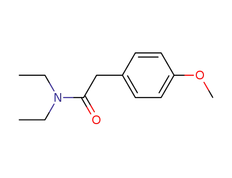 Molecular Structure of 115348-15-7 (N,N-diethyl-2-(4-methoxyphenyl)acetamide)