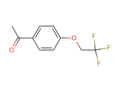 Molecular Structure of 76579-44-7 (1-[4-(2,2,2-trifluoroethoxy)phenyl]ethanone)