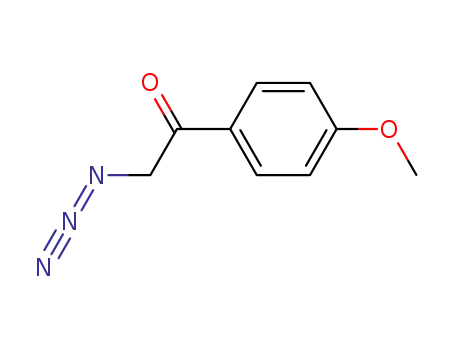 Molecular Structure of 6595-28-4 (Ethanone, 2-azido-1-(4-methoxyphenyl)-)