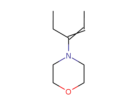 모르폴린, 4-(1-에틸-1-프로페닐)-(9CI)