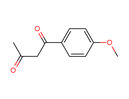 Molecular Structure of 4023-80-7 (1-(4-METHOXYPHENYL)BUTANE-1,3-DIONE)