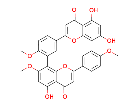 Amentoflavone 4',4''',7''-trimethyl ether