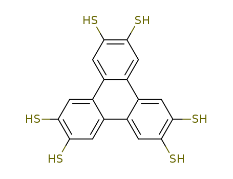 2,3,6,7,10,11-triphenylene-hexathiol, triphenylene-2,3,6,7,10,11-hexathiol, 2,3,6,7,10,11-triphenylenehexathiol, triphenylene hexathiol, THT