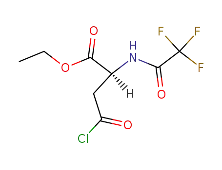 Butanoic acid, 4-chloro-4-oxo-2-[(trifluoroacetyl)amino]-, ethyl ester,
(S)-