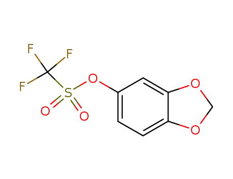 Molecular Structure of 109586-40-5 (1,3-dihydroisobenzofuran-5-yl trifluoromethanesulfonate)