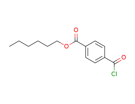 Molecular Structure of 4543-03-7 (4-Chlorocarbonyl-benzoic acid hexyl ester)