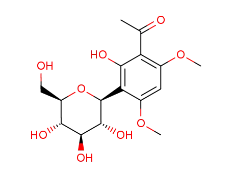 1-(3-β-D-glucopyranosyl-2-hydroxy-4,6-dimethoxy-phenyl)-ethanone
