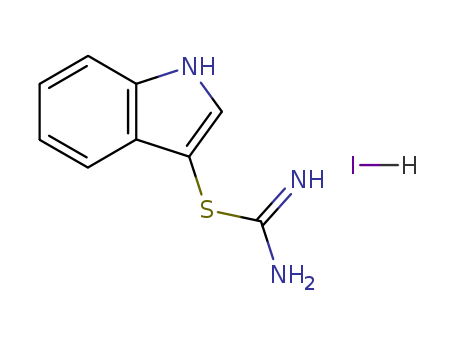 (1H-Indol-3-ylsulfanyl)methanimidamide hydroiodide