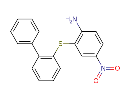 Benzenamine, 2-([1,1'-biphenyl]-2-ylthio)-4-nitro-