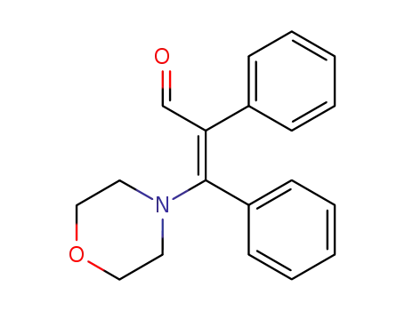 Molecular Structure of 78956-33-9 (β-Morpholino-(E)-α,β-diphenylacrolein)