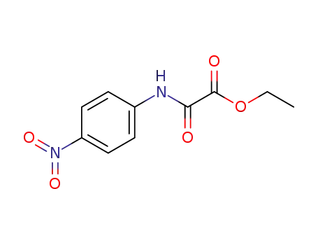 Molecular Structure of 5416-11-5 (ETHYL (4-NITROPHENYLAMINO) OXOACETATE)