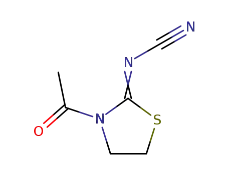 2-Thiazolidinimine, 3-acetyl-N-cyano- (9CI)