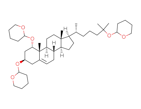 1α,3β,25-Tris<(tetrahydropyran-2-yl)oxy>-5-cholesten