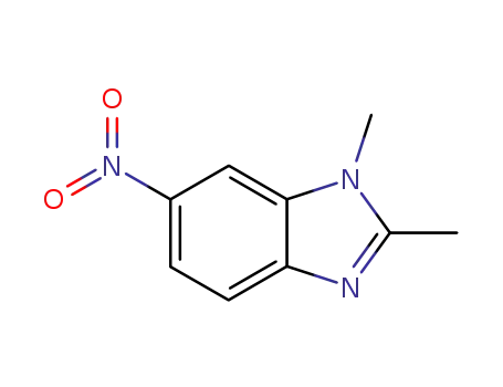 Molecular Structure of 19492-66-1 (1H-Benzimidazole,1,2-dimethyl-6-nitro-(9CI))