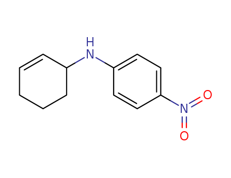 Molecular Structure of 110228-57-4 (Benzenamine, N-2-cyclohexen-1-yl-4-nitro-)