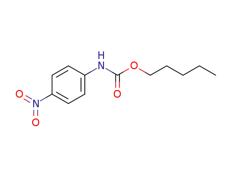 Molecular Structure of 90429-36-0 (Carbamic acid, (4-nitrophenyl)-, pentyl ester)