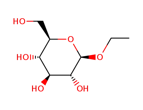 Molecular Structure of 19467-01-7 ((2S,3R,4S,5S,6R)-2-ETHOXY-6-HYDROXYMETHYL-TETRAHYDRO-PYRAN-3,4,5-TRIOL)