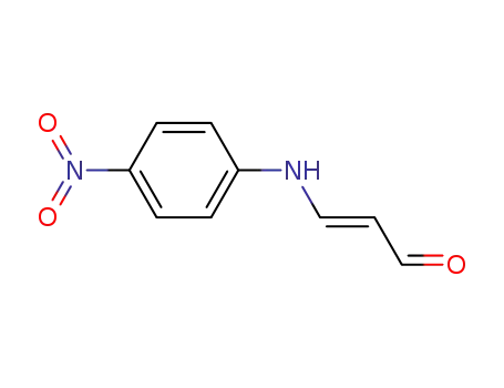 Molecular Structure of 83250-96-8 (2-Propenal, 3-[(4-nitrophenyl)amino]-)