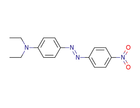 Molecular Structure of 80631-72-7 (Benzenamine, N,N-diethyl-4-[(4-nitrophenyl)azo]-, (E)-)