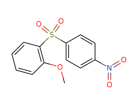 Molecular Structure of 73015-47-1 (Benzene, 1-methoxy-2-[(4-nitrophenyl)sulfonyl]-)