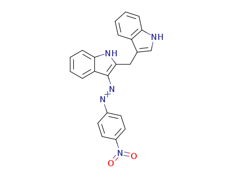 1H-Indole, 2-(1H-indol-3-ylmethyl)-3-[(4-nitrophenyl)azo]-