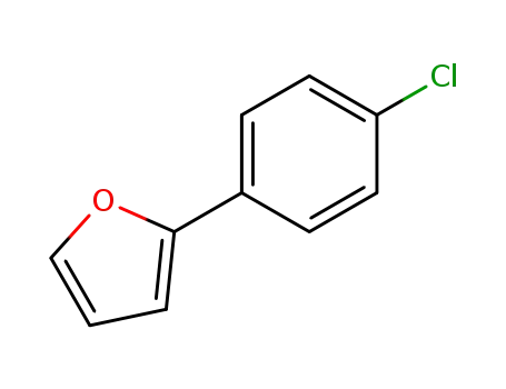 Molecular Structure of 17221-37-3 (2-(4-chlorophenyl)furan)