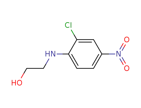 Molecular Structure of 66095-92-9 (2-[(2-CHLORO-4-NITROPHENYL)AMINO]ETHANOL)