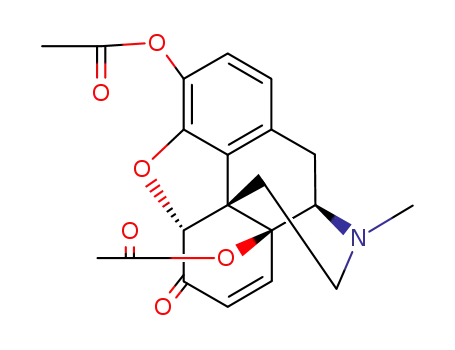 3,14-diacetoxy-7,8-didehydro-4,5-epoxy-17-methylmorphinan-6-one