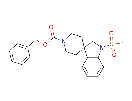 benzyl 1-(methylsulfonyl)spiro[indoline-3,4’-piperidine]-1‘-carboxylate