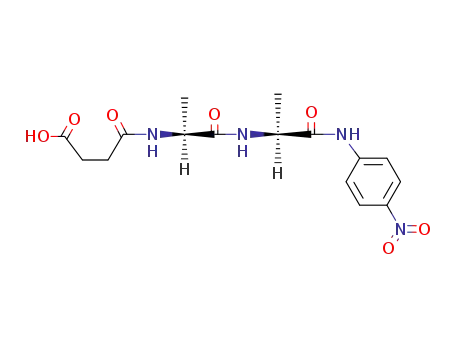 Molecular Structure of 61043-66-1 (succinyl-alanyl-alanine-4-nitroanilide)