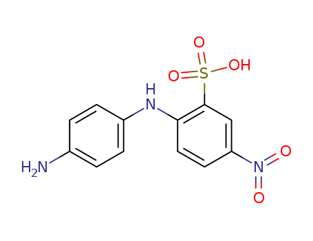 2-(4-Aminoanilino)-5-nitrobenzenesulphonic acid