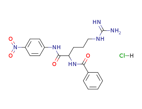 Benzamide,N-[(1S)-4-[(aminoiminomethyl)amino]-1-[[(4-nitrophenyl)amino]carbonyl]butyl]-,monohydrochloride (9CI)