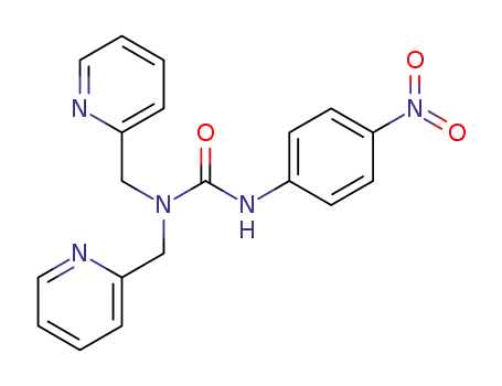 Molecular Structure of 1620457-77-3 (N-p-nitrophenyl-N',N'-bis(pyridin-2-ylmethyl) urea)