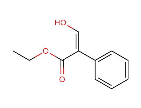3-hydroxy-2-phenylacrylic acid ethyl ester