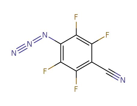 Molecular Structure of 31469-89-3 (4-azido-2,3,5,6-tetrafluorobenzonitrile)