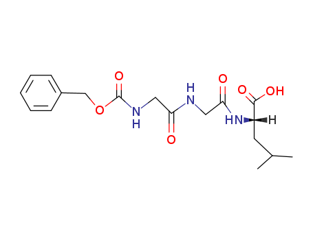 4-methyl-2-[[2-[[2-(phenylmethoxycarbonylamino)acetyl]amino]acetyl]amino]pentanoic acid