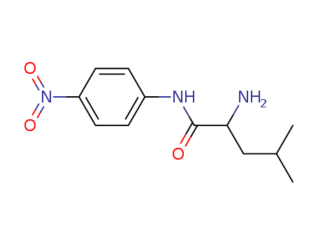 Molecular Structure of 16010-99-4 (Pentanamide, 2-amino-4-methyl-N-(4-nitrophenyl)-)