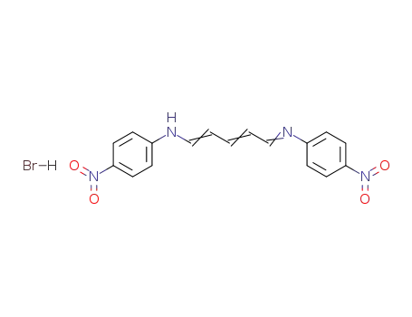 5-(4-nitro-anilino)-penta-2,4-dienal-(4-nitro-phenylimine); hydrobromide